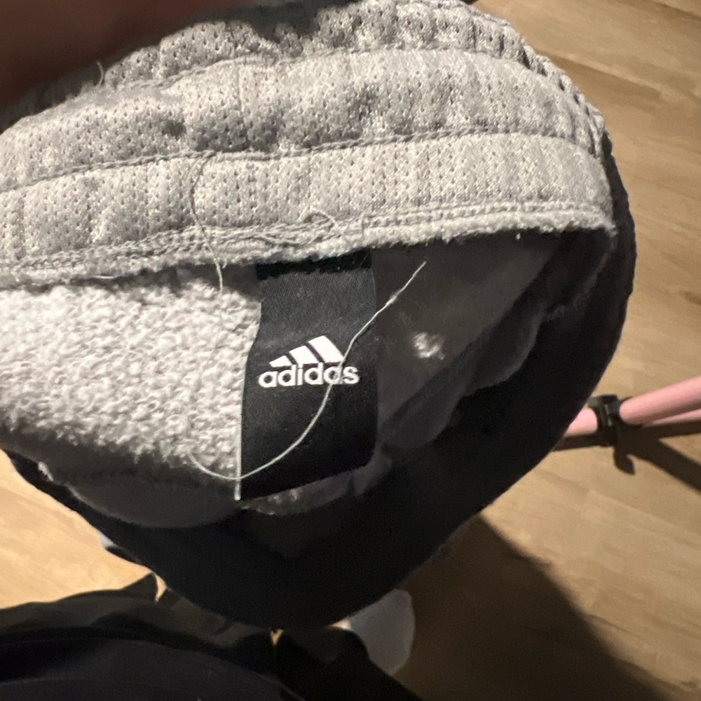 Mens gray Adidas sweatpants